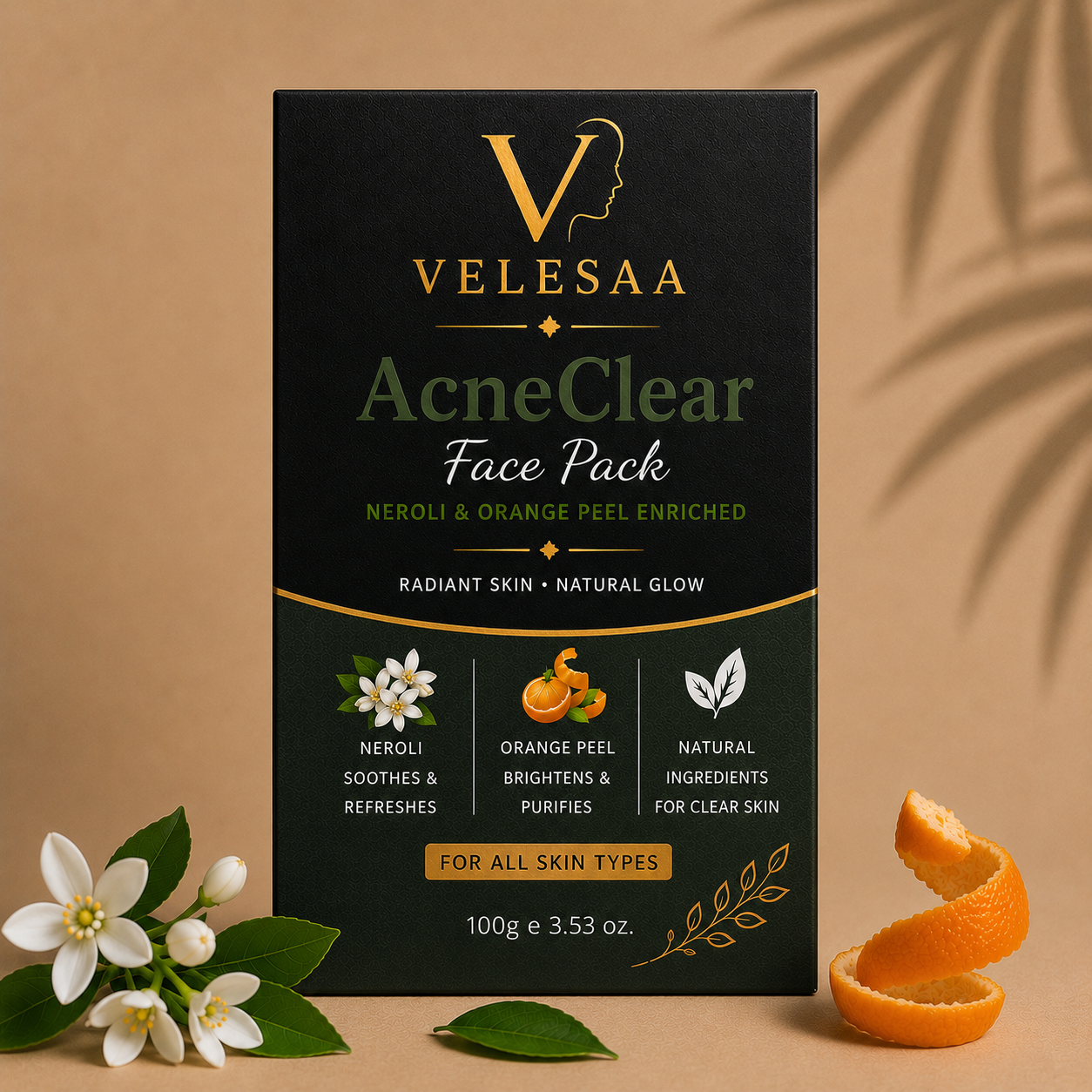 Velesaa AcneClear Face Pack | Acne Care & Oil Control